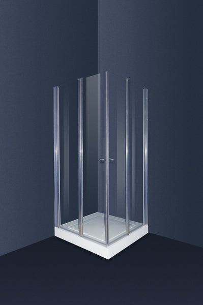 Basic Fold-a-Way leddede dusjdør / hjørne