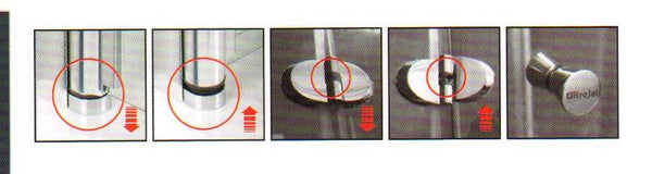 Classic Fold-a-Way leddede dusjdør / hjørne